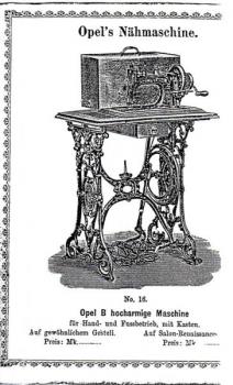 Auszug aus einer Preisliste von 1884.