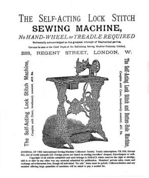 Auch in England machte man 1885 Werbung.