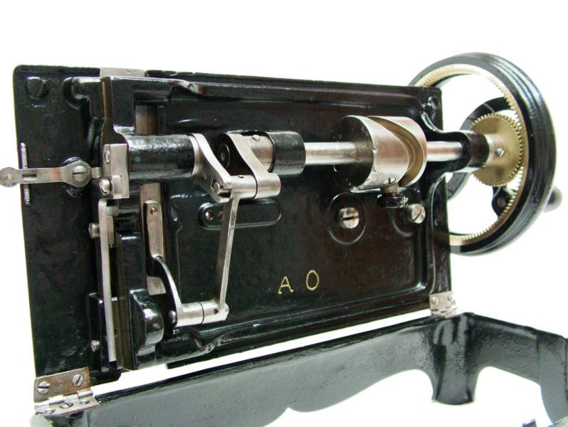 Die Mechanik von unten gesehen, wird auch später bei der Fortuna angewandt.