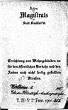Dokument Bauantrag 1888