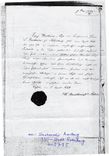 Zeugnis der Lehrzeit vom 5. April 1854