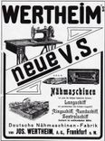 Werbung von 1909